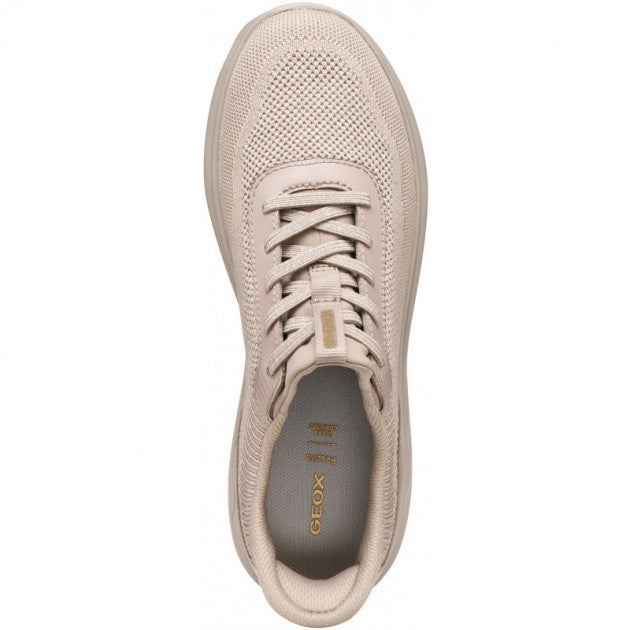 DEPORTIVA MUJER GEOX SPHERICA PLUS BEIGE D567MA
