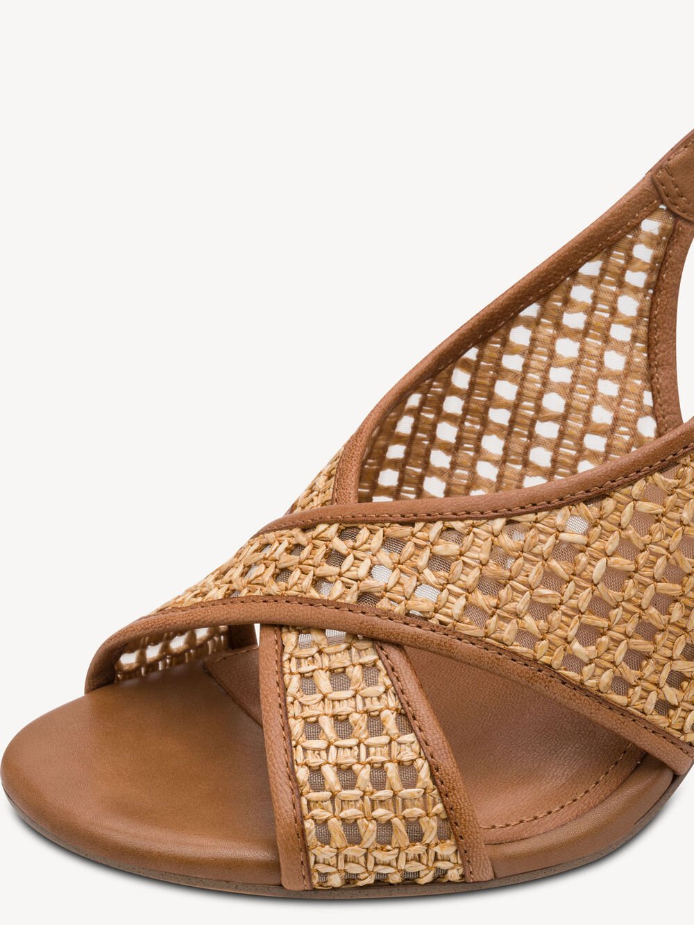 SANDALIA TACÓN TAMARIS RAFIA