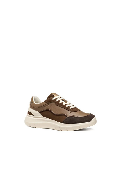 Zapatilla geox mujer plummery moca
