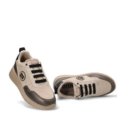 DEPORTIVA ELASTICOS 60886 AFELPADO TAUPE MUSTANG