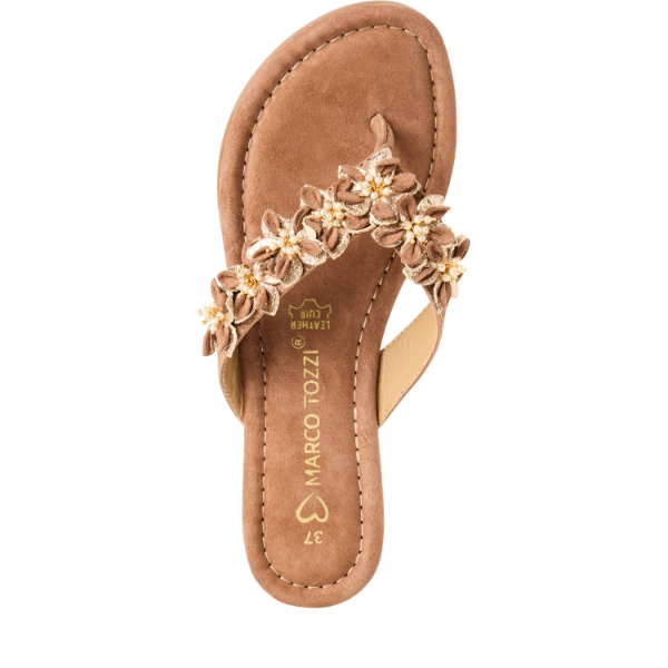 SANDALIA BEIGE MARCO TOZZI FLORES