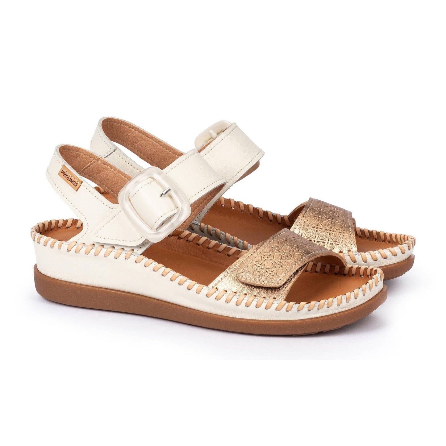 PIKOLINOS CADAQUES SANDALIAS CON CIERRE ADHERENTE Y CUÑA PARA MUJER