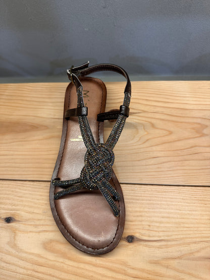 SANDALIA M'APETIT CUÑA CUERO