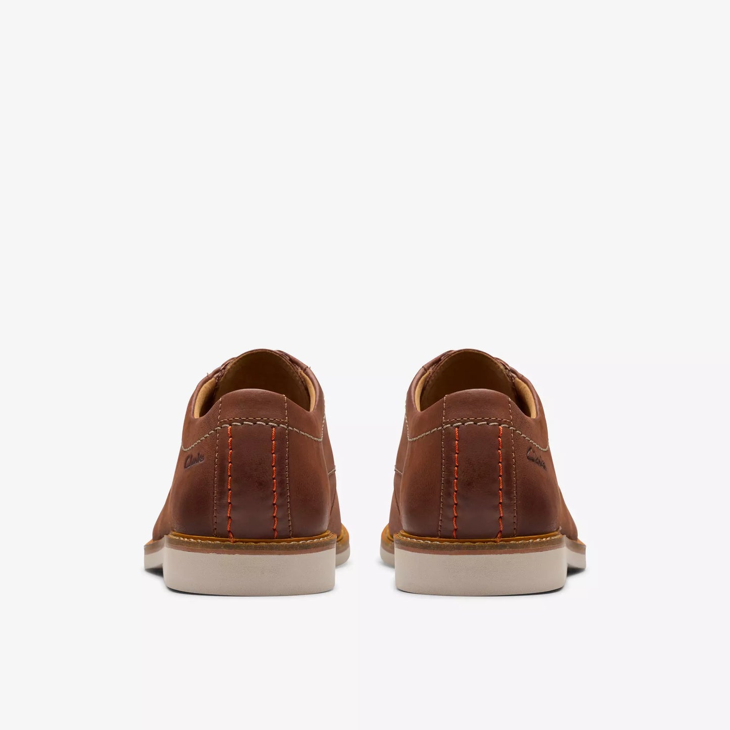 ZAPATO CLARKS ATTICUS LT LACE CUERO TOSTADO OSCURO