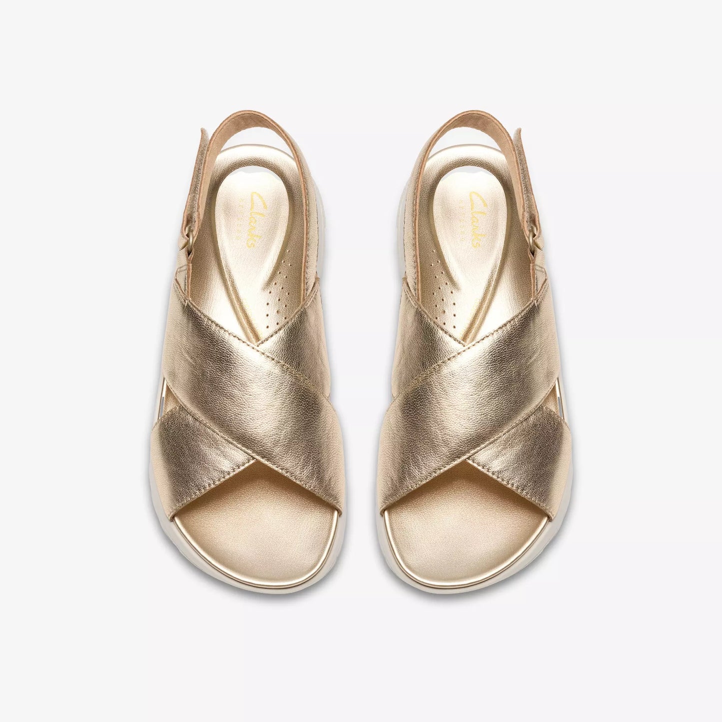 SANDALIA CLARKS DASHLITE WISH GOLD LEATHER