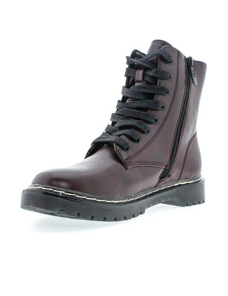 MUSTANG BOTÍN MILITAR BURDEOS 50192