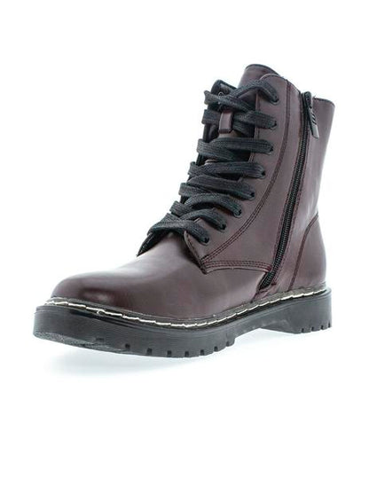 MUSTANG BOTÍN MILITAR BURDEOS 50192