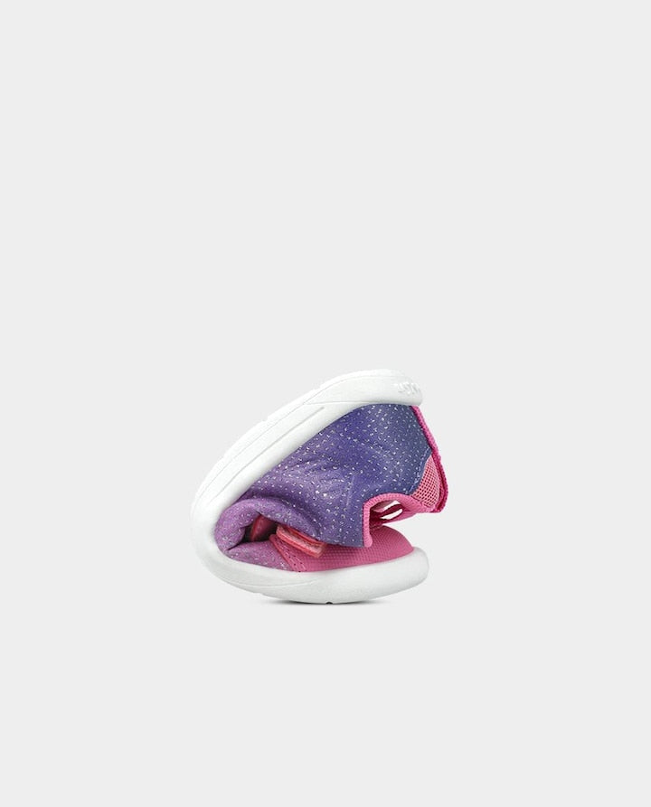 Zapatilla barefoot de niños con cierre ajustable y diseño deportivo - Garvalín - Rosa