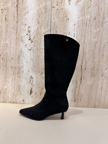 BOTA TACÓN CARRETE NEGRA ISTERIA