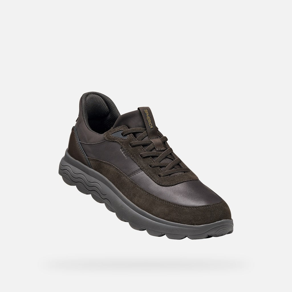 Zapatilla Geox Spherica Plus Hombre Marron