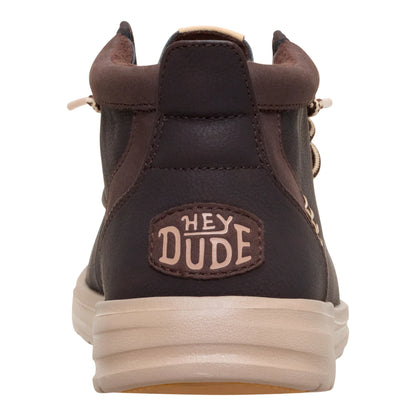 HEY DUDE BOTIN WALLY MID GRIPR MOLE BROWN