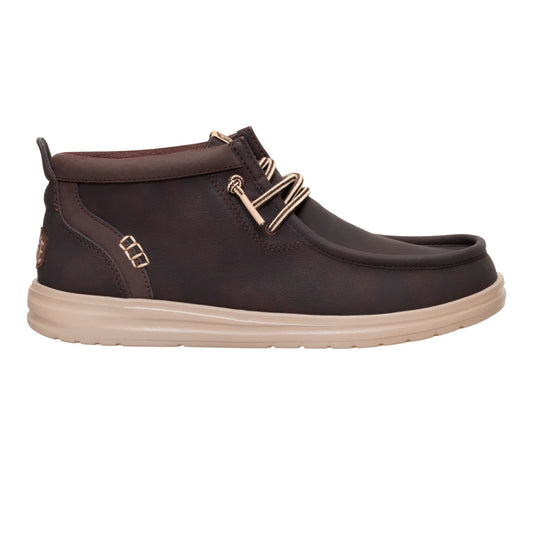 HEY DUDE BOTIN WALLY MID GRIPR MOLE BROWN