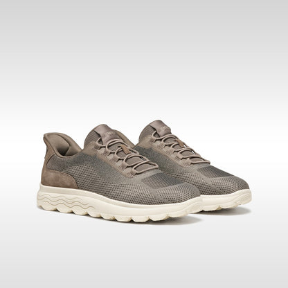 Zapatillas Geox Spherica Plus Wr Hombre Gris