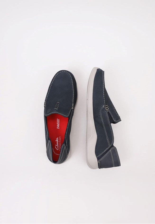 CLARKS MOCASIN GORWINSTEP AZUL