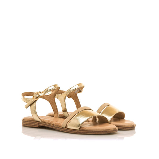 MUSTANG SANDALIA PLANA ORO