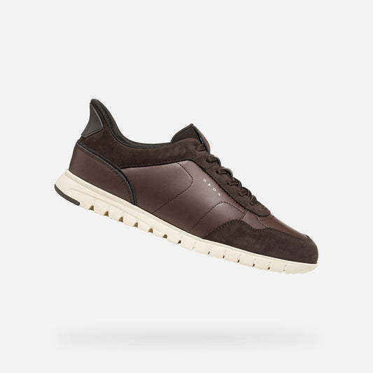 Geox zapatilla Flextridezero Plus Hombre Marron calce facil