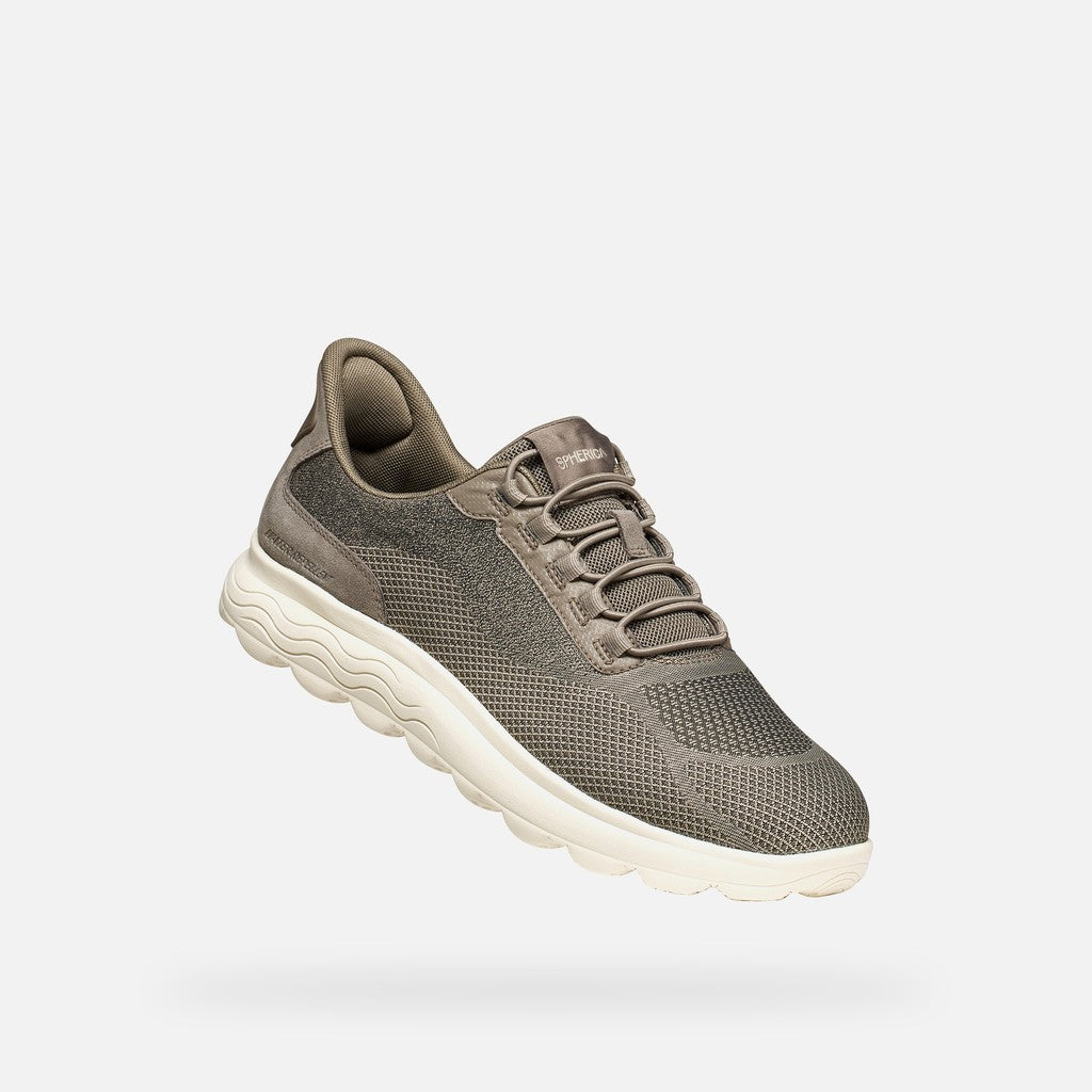 Zapatillas Geox Spherica Plus Wr Hombre Gris