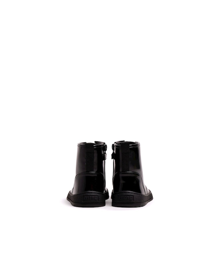 Botines Mustang negro cordones Barefoot