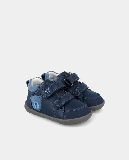 BOTINES PIEL GARVALIN AZUL OSO