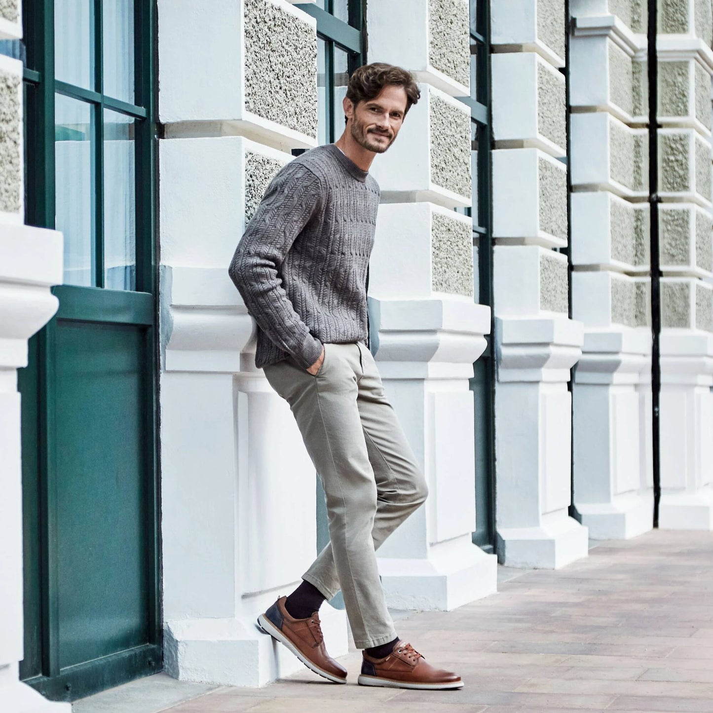 ZAPATO PIKOLINOS CORDONES BILBAO CUERO M8D-4292C1