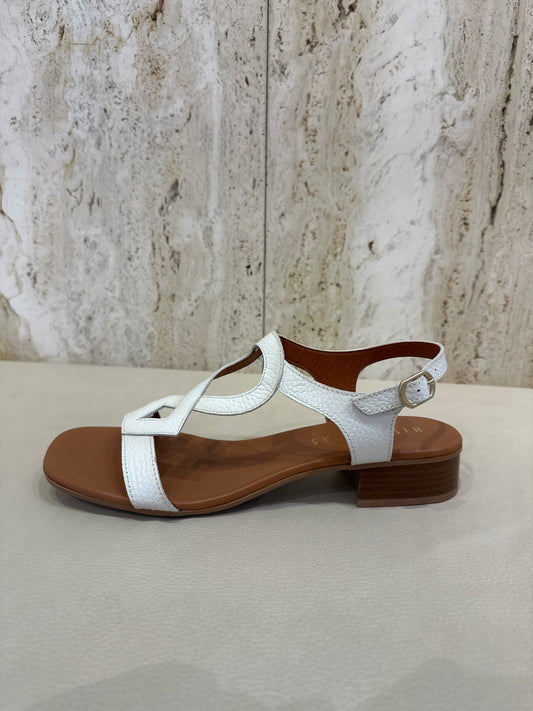 HISPANITAS SANDALIA TACON BLANCO LARA HV232706