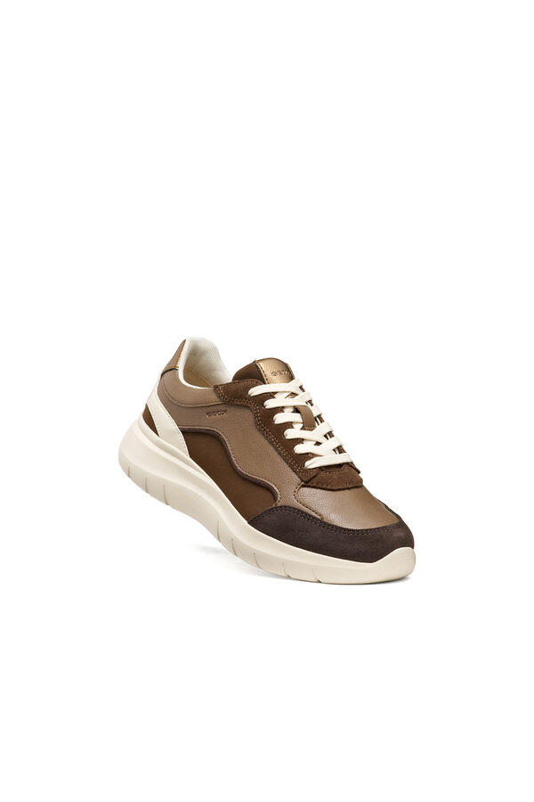 Zapatilla geox mujer plummery moca