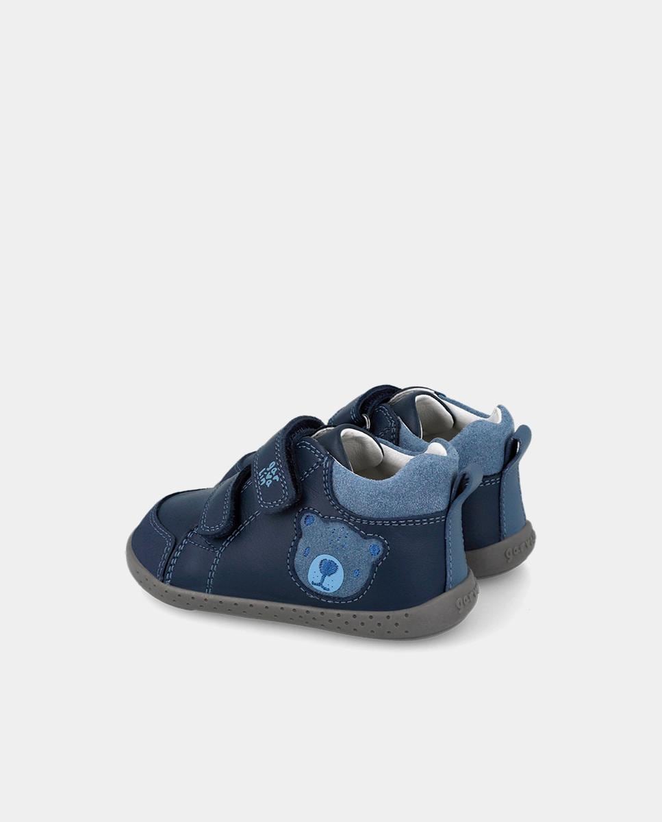 BOTINES PIEL GARVALIN AZUL OSO
