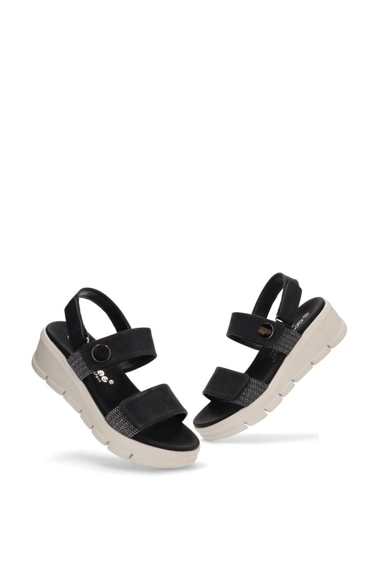 AMARPIES SANDALIA VELCROS CUÑA ABZ23505