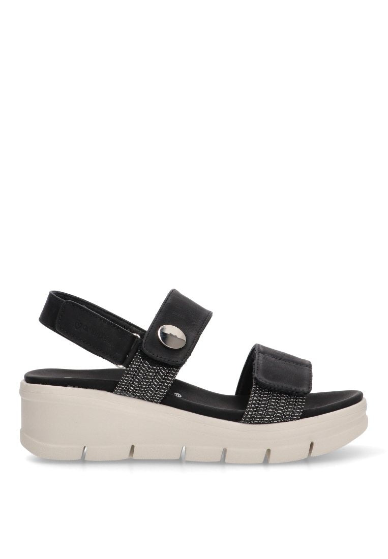 AMARPIES SANDALIA VELCROS CUÑA ABZ23505