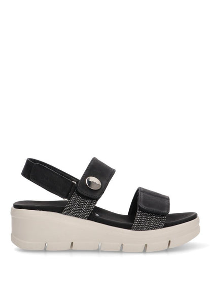 AMARPIES SANDALIA VELCROS CUÑA ABZ23505