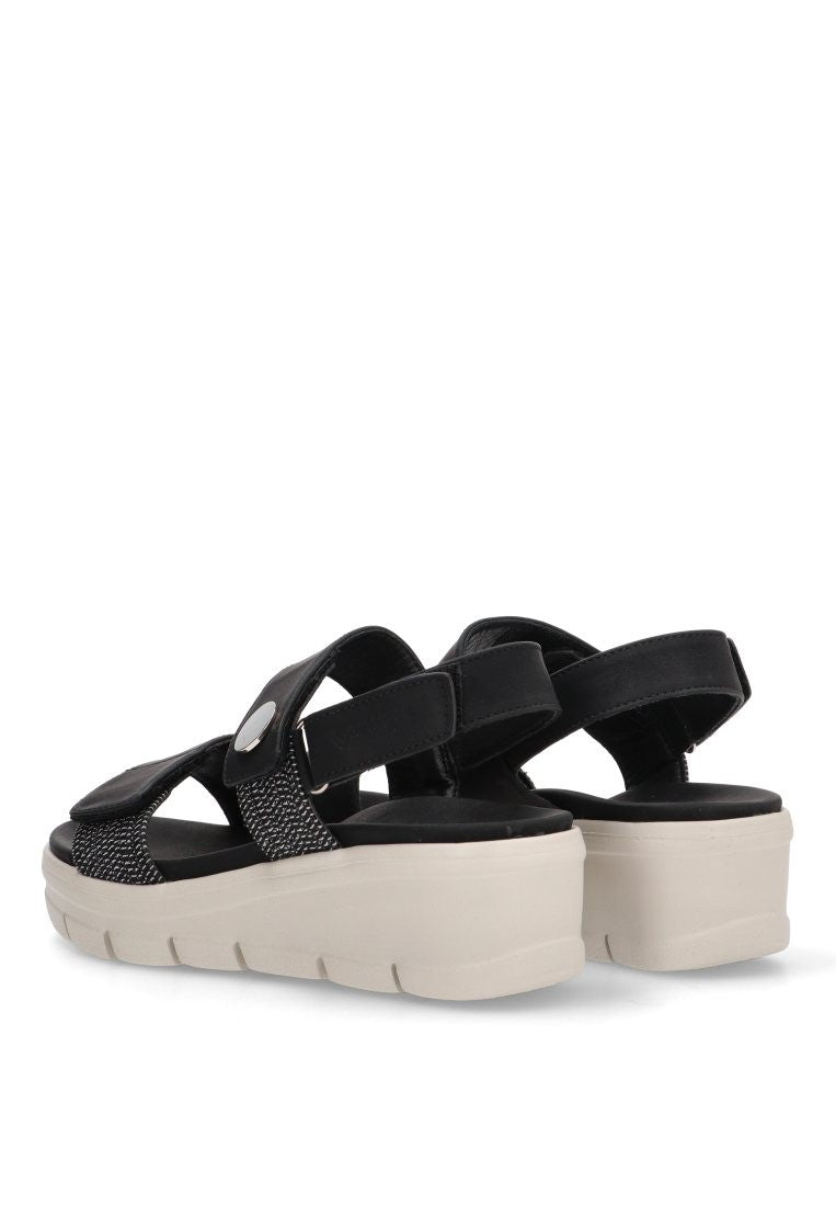 AMARPIES SANDALIA VELCROS CUÑA ABZ23505