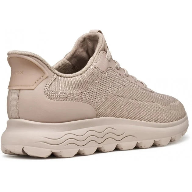 DEPORTIVA MUJER GEOX SPHERICA PLUS BEIGE D567MA