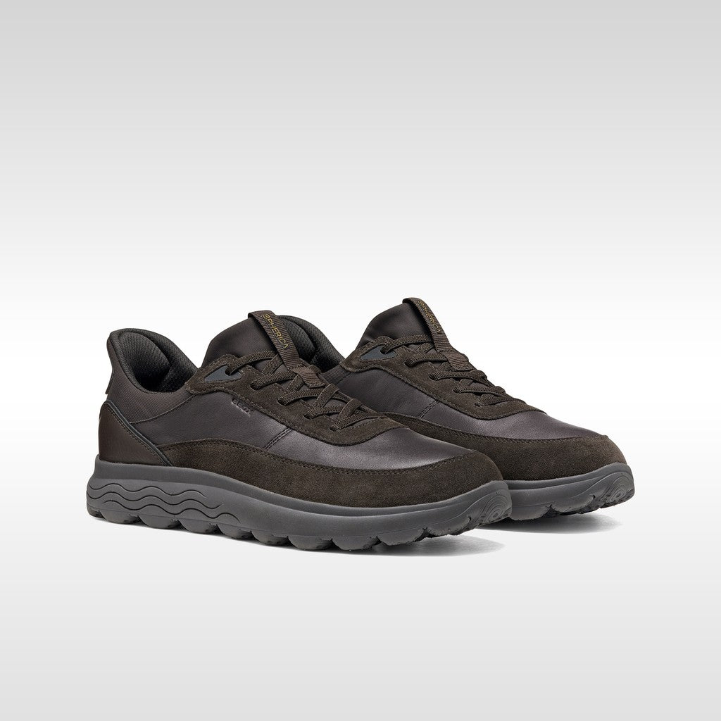 Zapatilla Geox Spherica Plus Hombre Marron