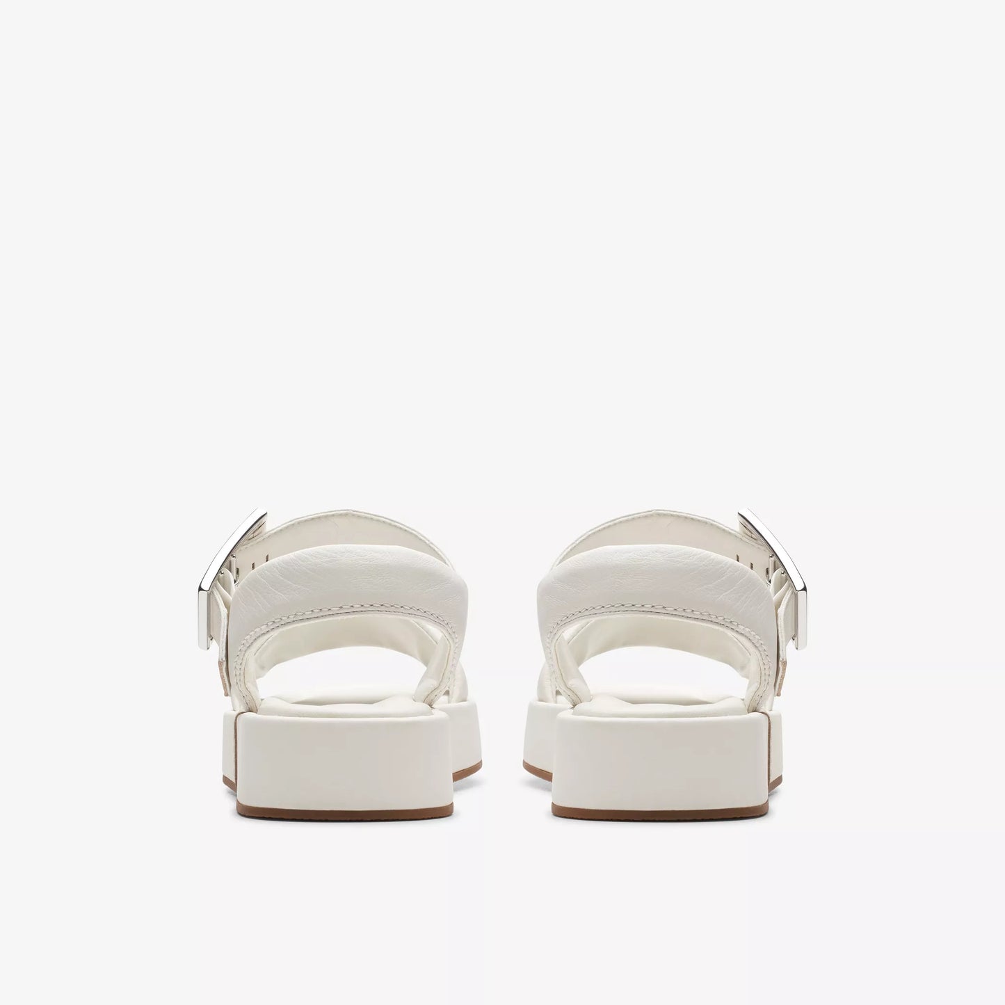 SANDALIA CLARKS ALDA STRAP CUERO BLANCO ROTO