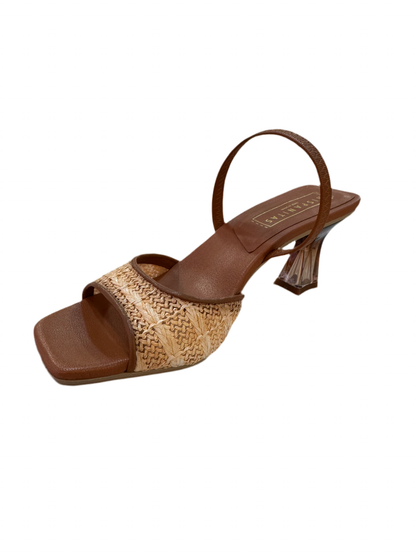 HISPANITAS SANDALIA CRETA TACON MAÍZ
