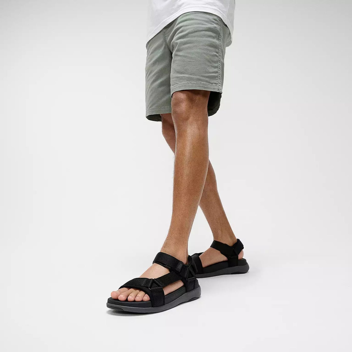 FITFLOP SANDALIA F-MODE HOMRE NEGRO