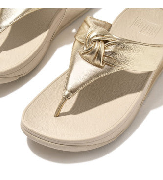 FITFLOP TOE POST PLATINO