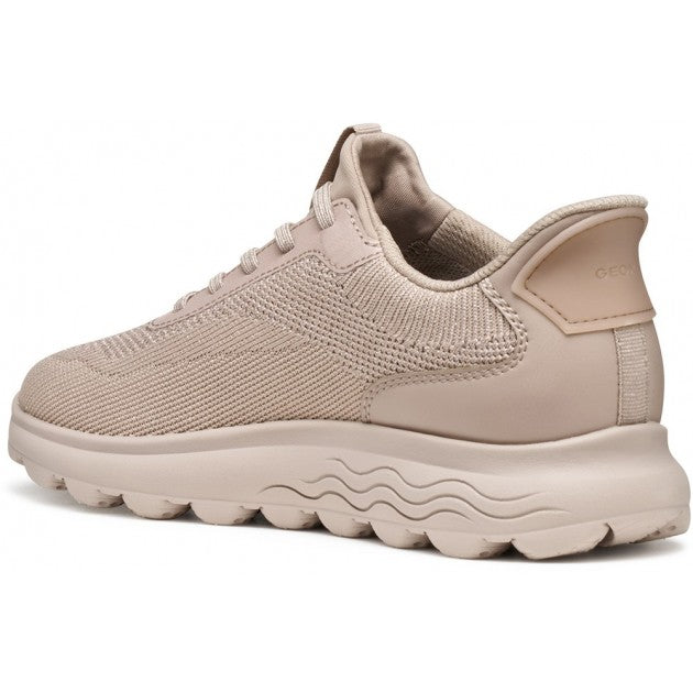 DEPORTIVA MUJER GEOX SPHERICA PLUS BEIGE D567MA