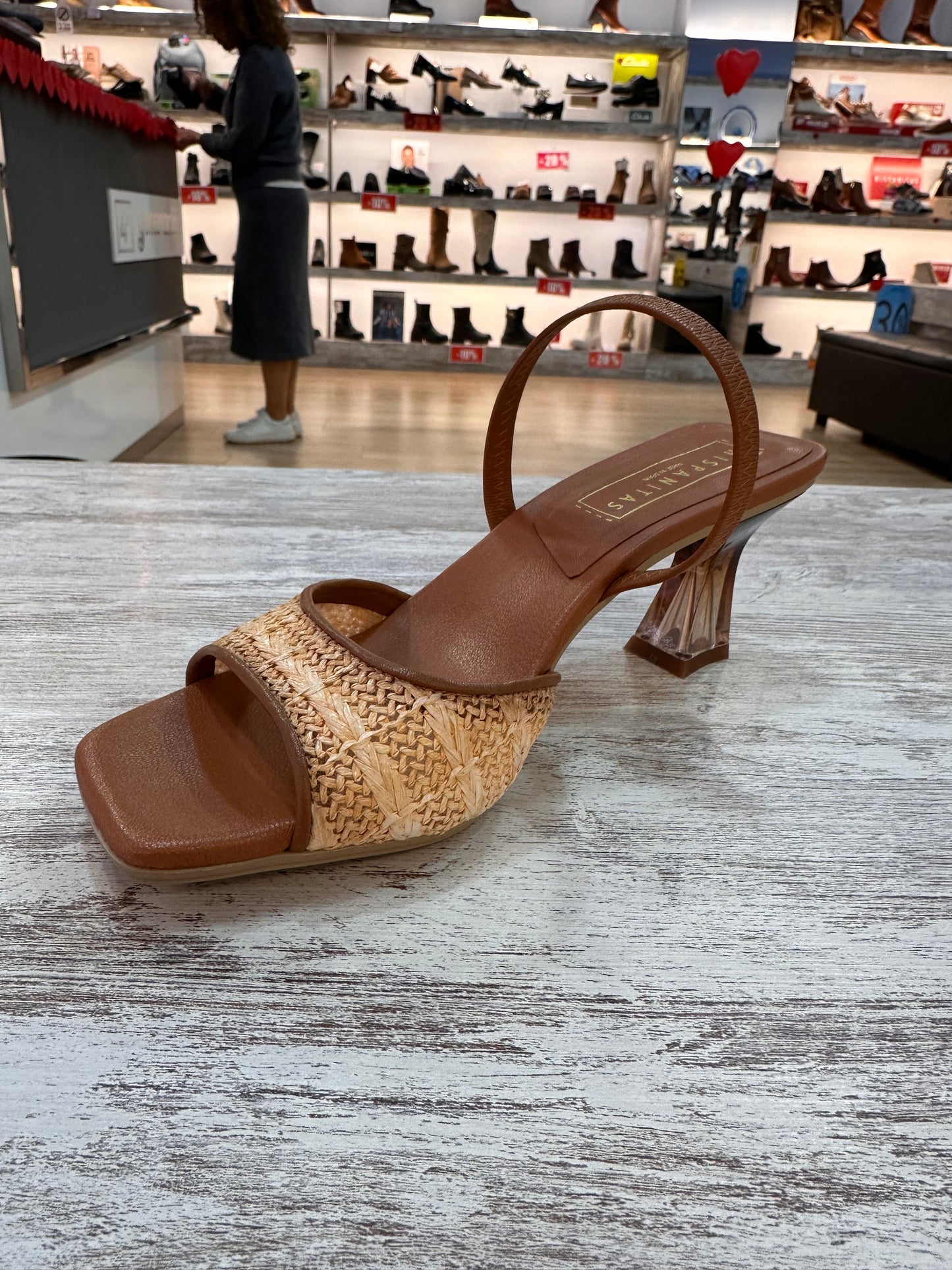 HISPANITAS SANDALIA CRETA TACON MAÍZ