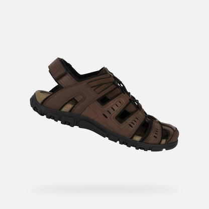 SANDALIAS GEOX STRADA MARRÓN