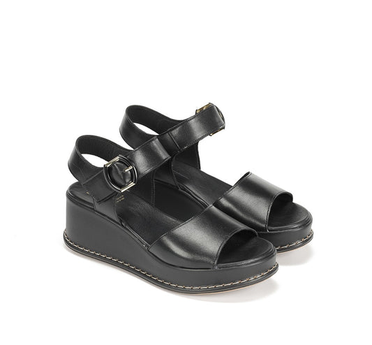 SANDALIAS CON CUÑA DE MUJER FLUCHOS D9649