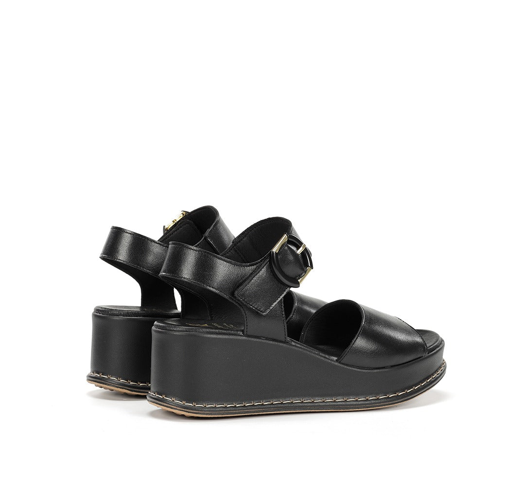 SANDALIAS CON CUÑA DE MUJER FLUCHOS D9649