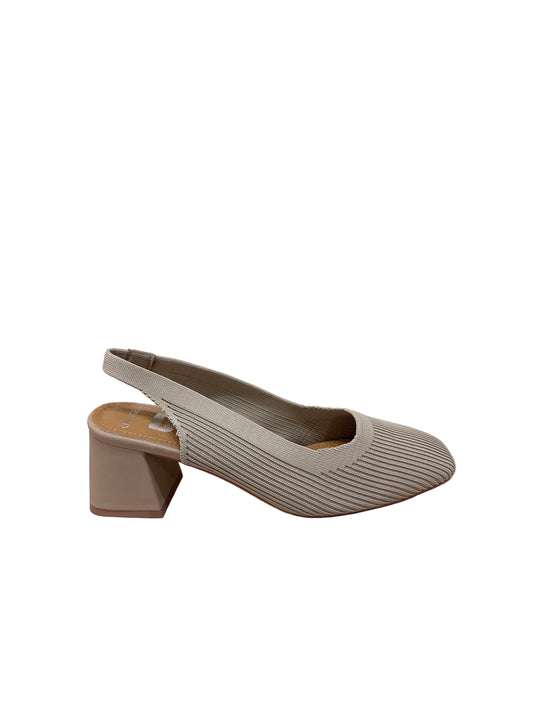 ZAPATO DESTALONADO BEIGE TACÓN 4