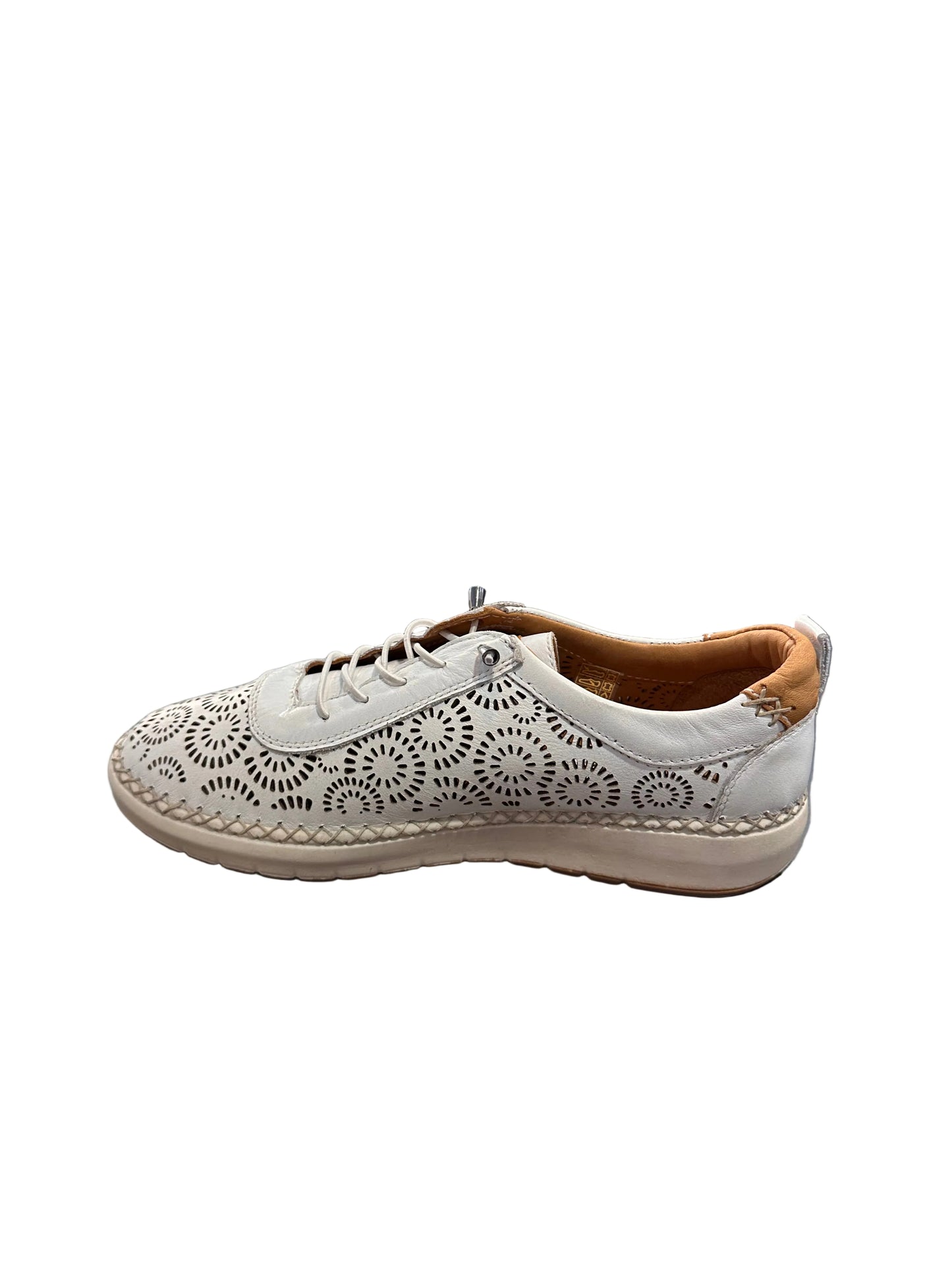 ZAPATILLA PIEL TROQUELADA