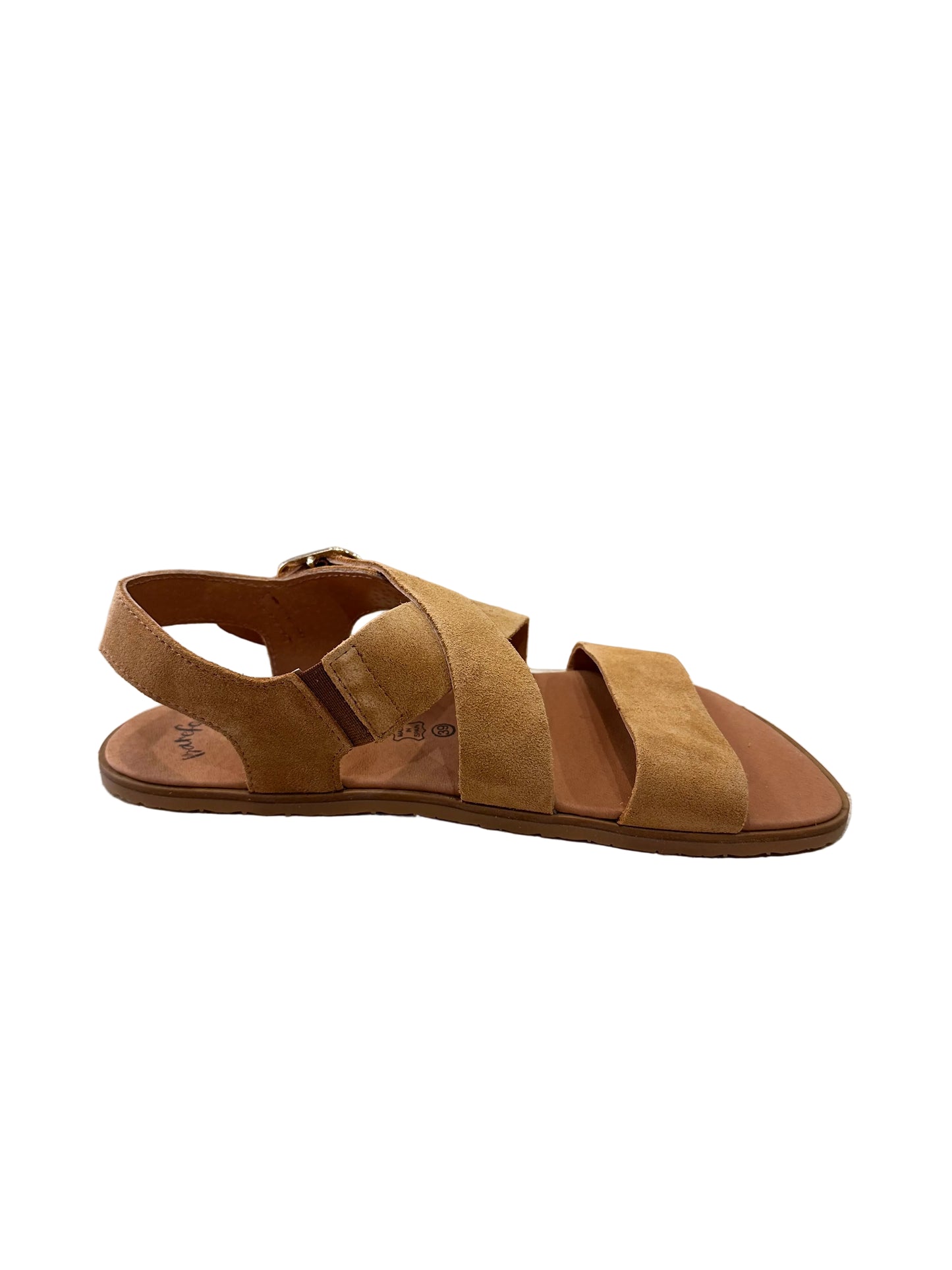 SANDALIA BAREFOOT PIEL VIVANT LINO CAMEL