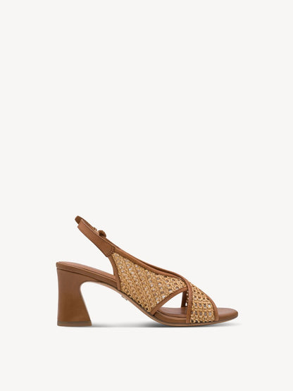 SANDALIA TACÓN TAMARIS RAFIA