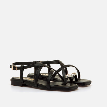 SANDALIA MUSTANG NECANE NEGRA 55681