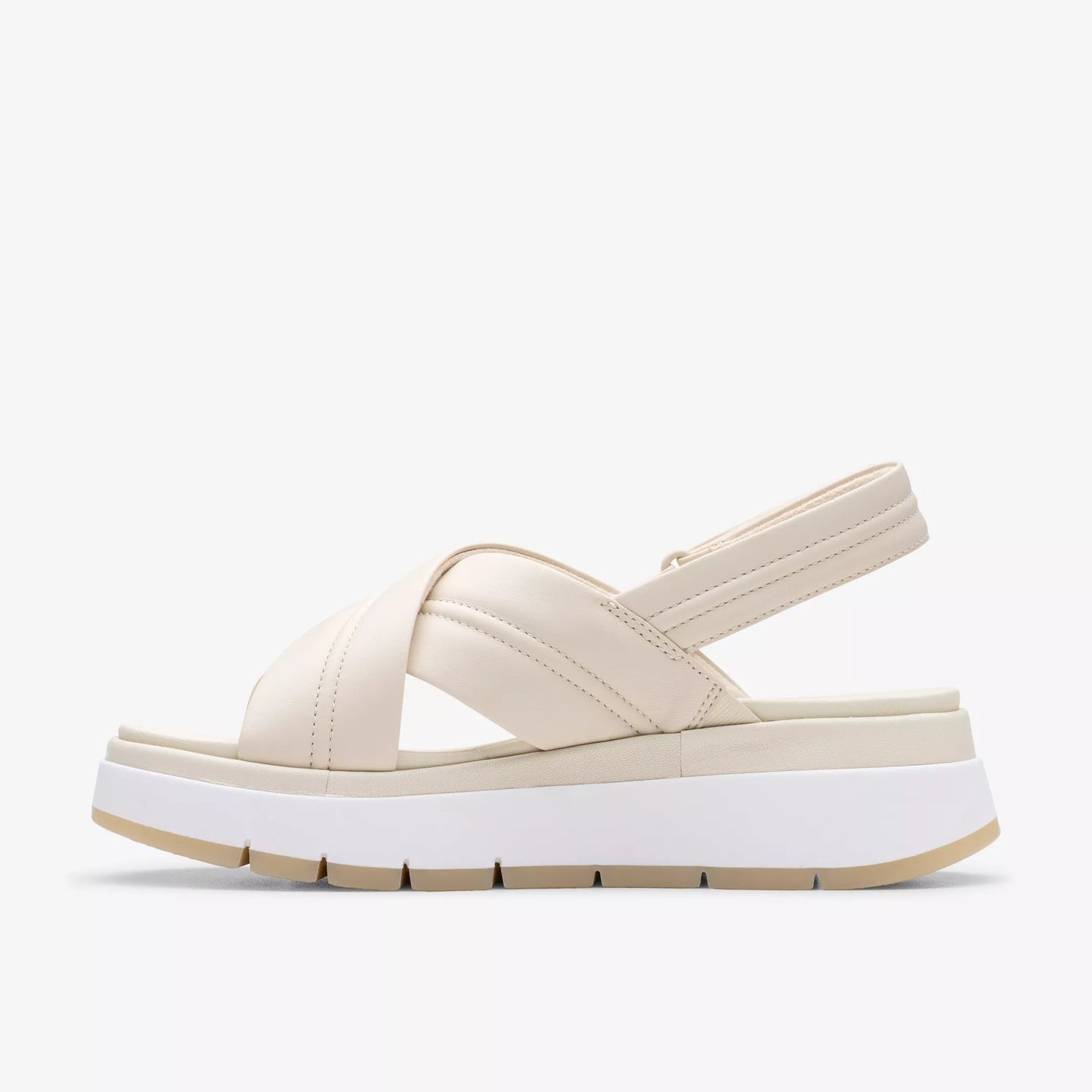 SANDALIA CLARKS TUSCAN CROSS CREMA