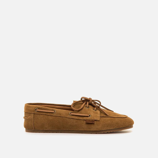 ZAPATOS NAUTICO MARRÓN PIEL MUSTANG JANA