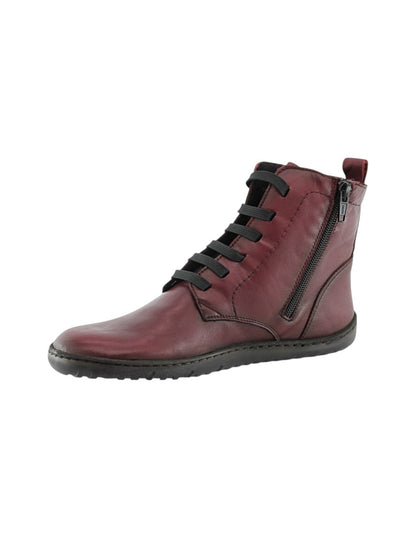 BOTIN BAREFOOT CORDONED Y CREMALLERA BURDEOS VIVANT